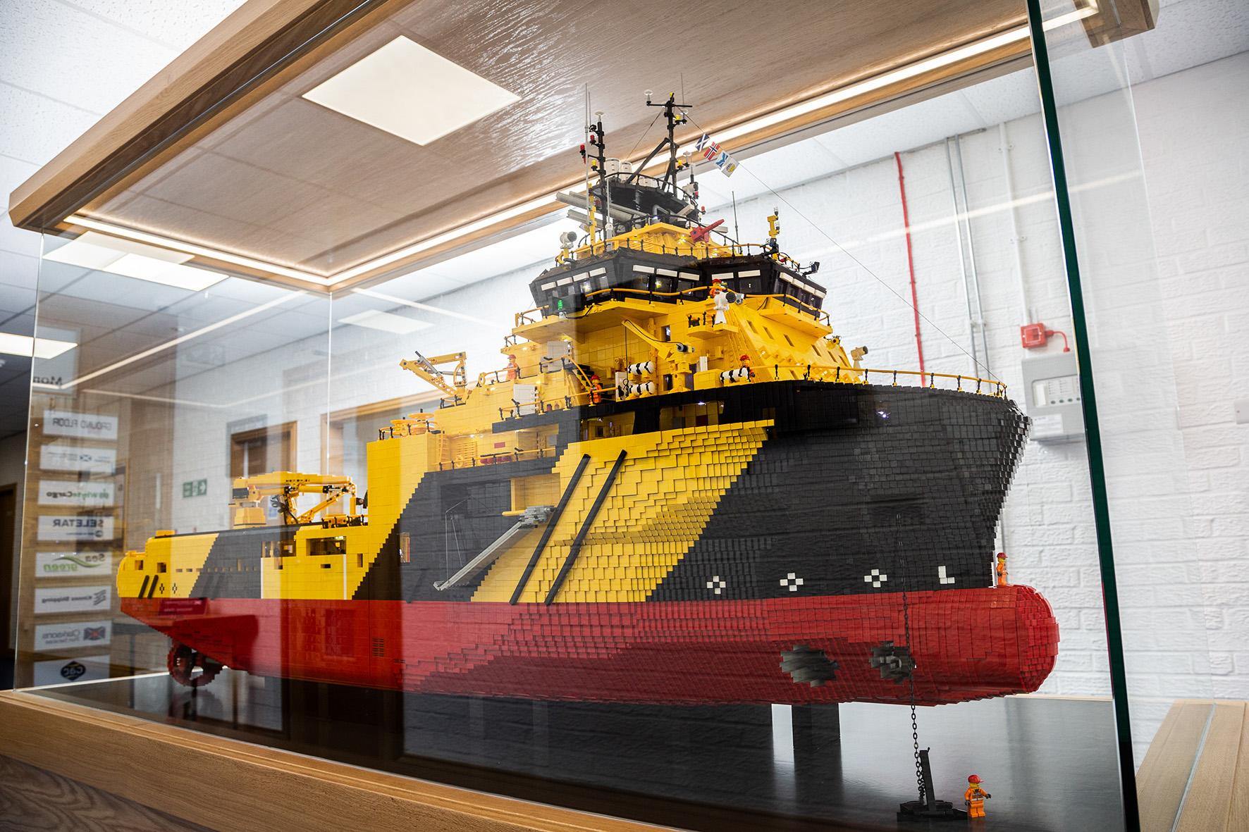 No instructions required massive Lego ship unveiled Montrose Port Authority