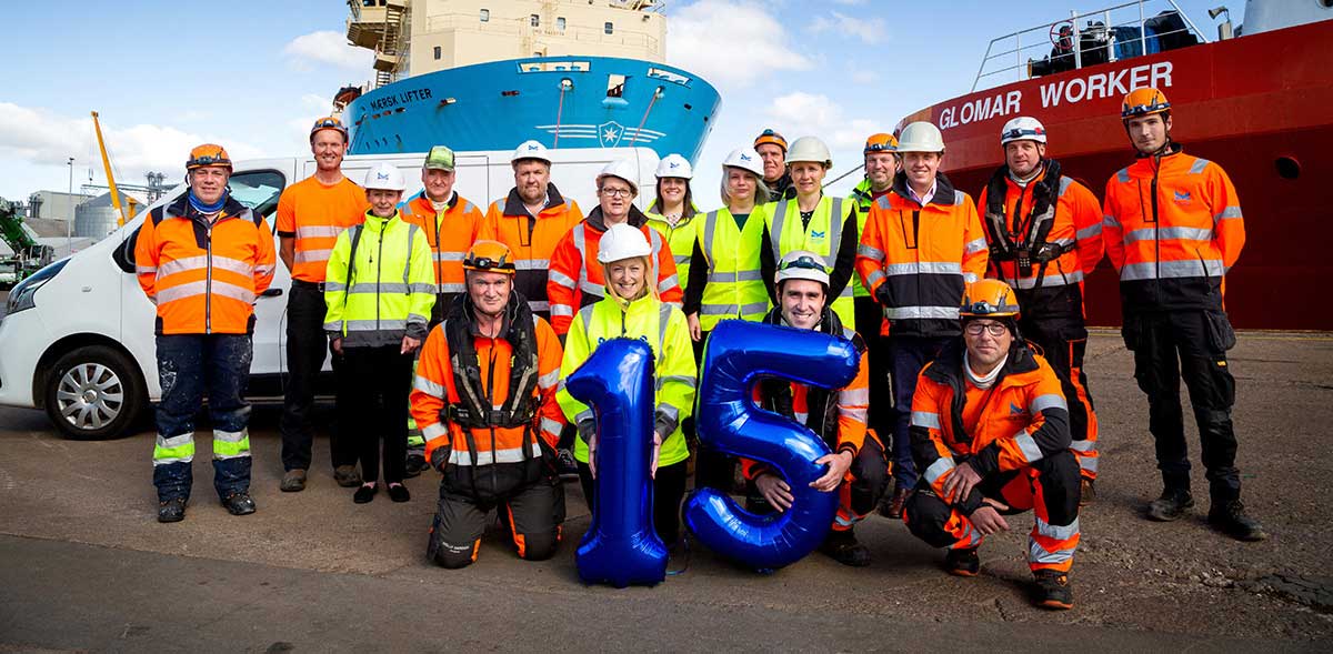 15 Year Safety Anniversary at Montrose Port