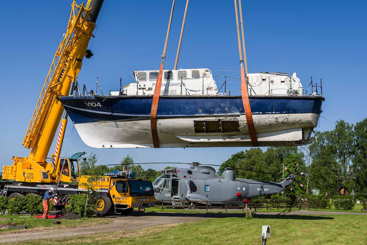 Featured image for “Lifeboat to become glamping pod after being saved from scrapheap”