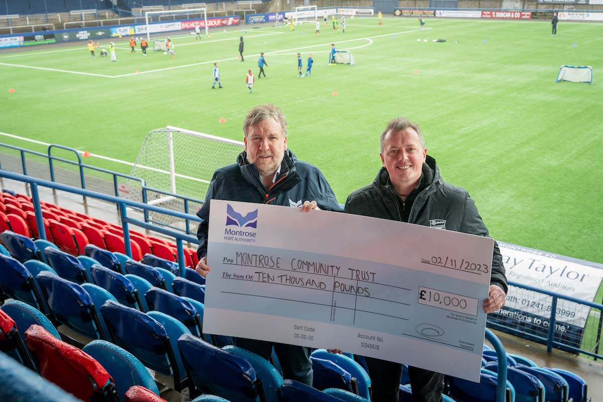 Featured image for “MPA reaches £360,000 donation milestone to local community with generous contribution to Montrose Community Trust”