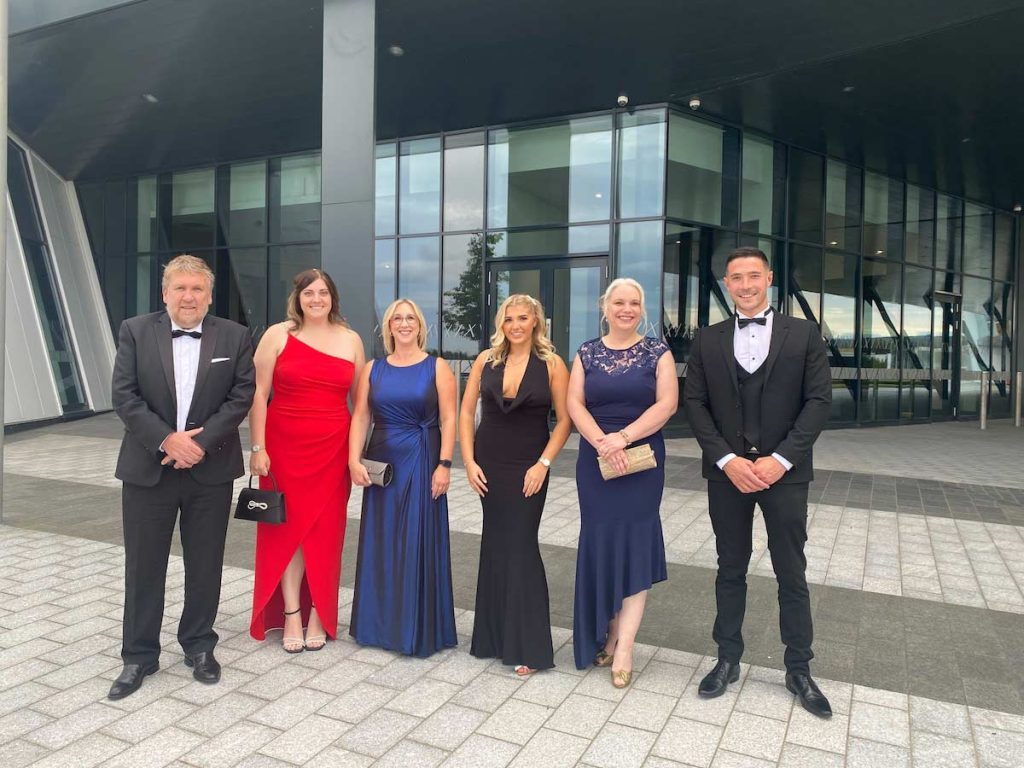 Montrose Port Team outside the P&J Live at the Scottish Green Energy Supply Chain Awards 2024