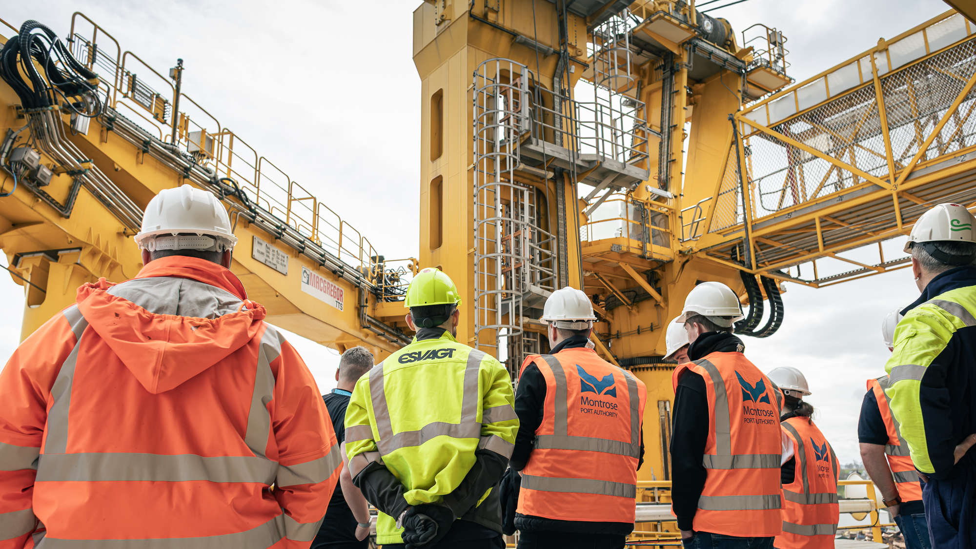 Featured image for “Montrose Port Authority Welcomes First Futures in Offshore Wind Students for Visit ”
